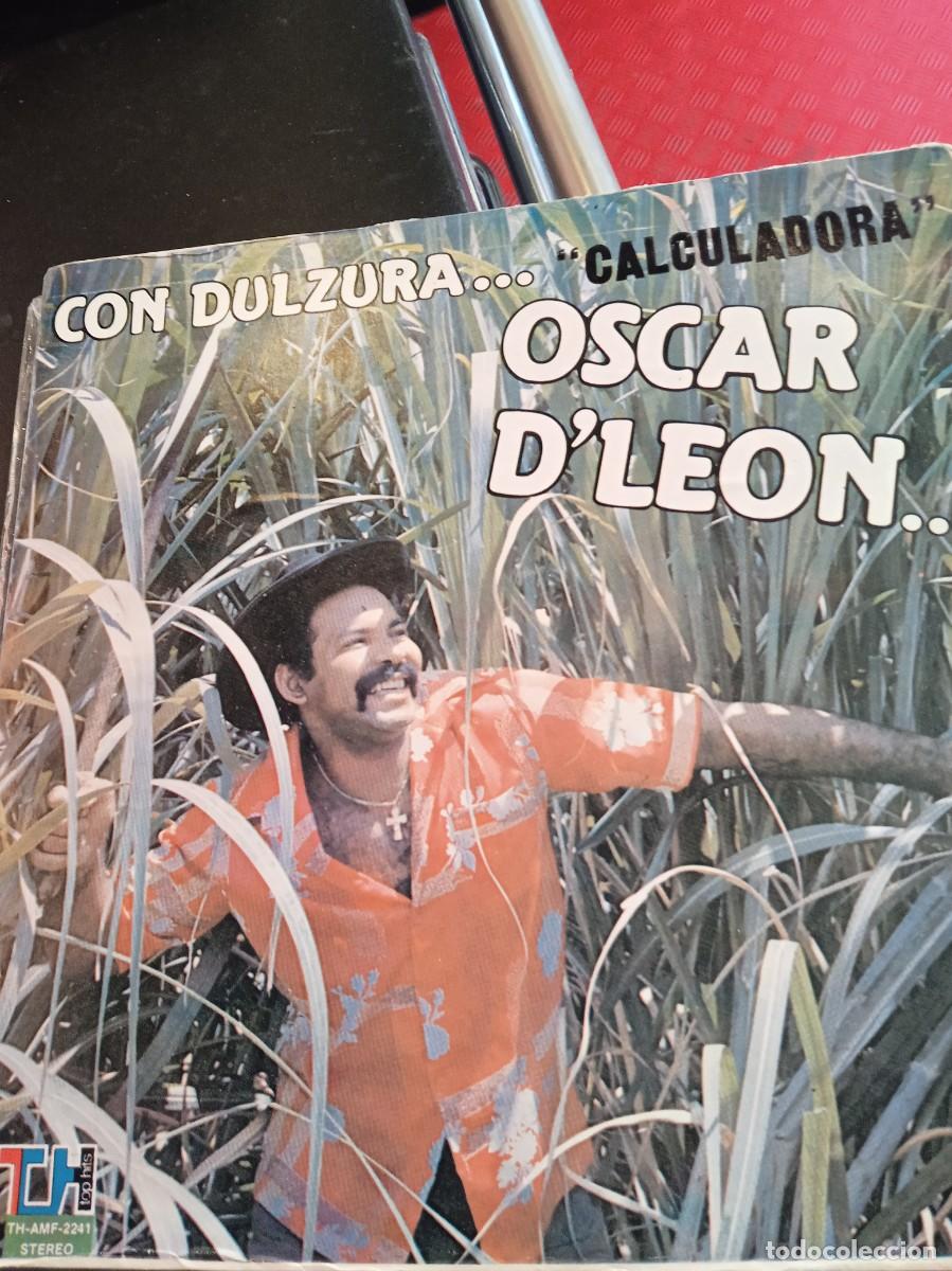 Discos de vinilo: OSCAR D&acute;LEON- CON DULZURA... LP - Foto 1