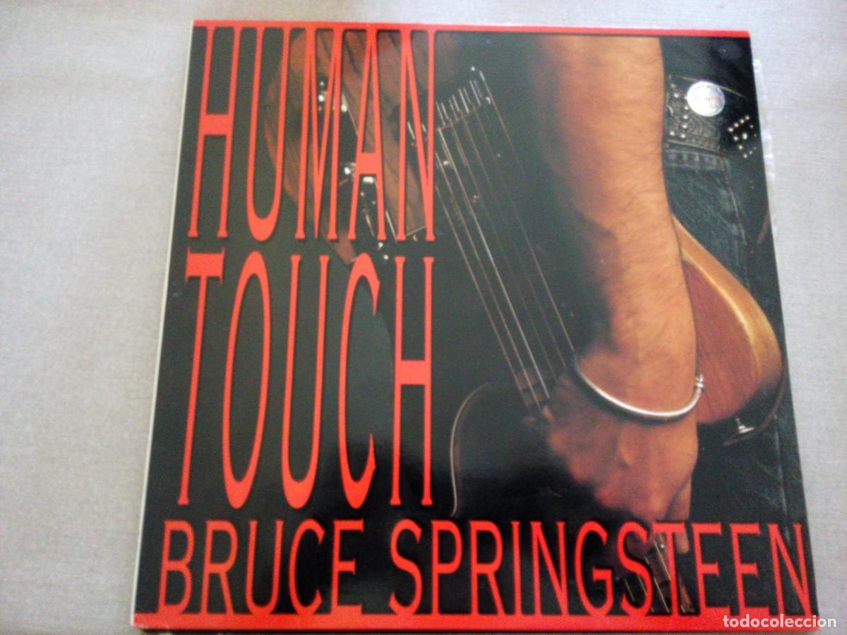 Discos de vinilo: Bruce Springsteen &lrm;&ndash; Human Touch LP SPAIN 1992 CON INSERTO - Foto 1