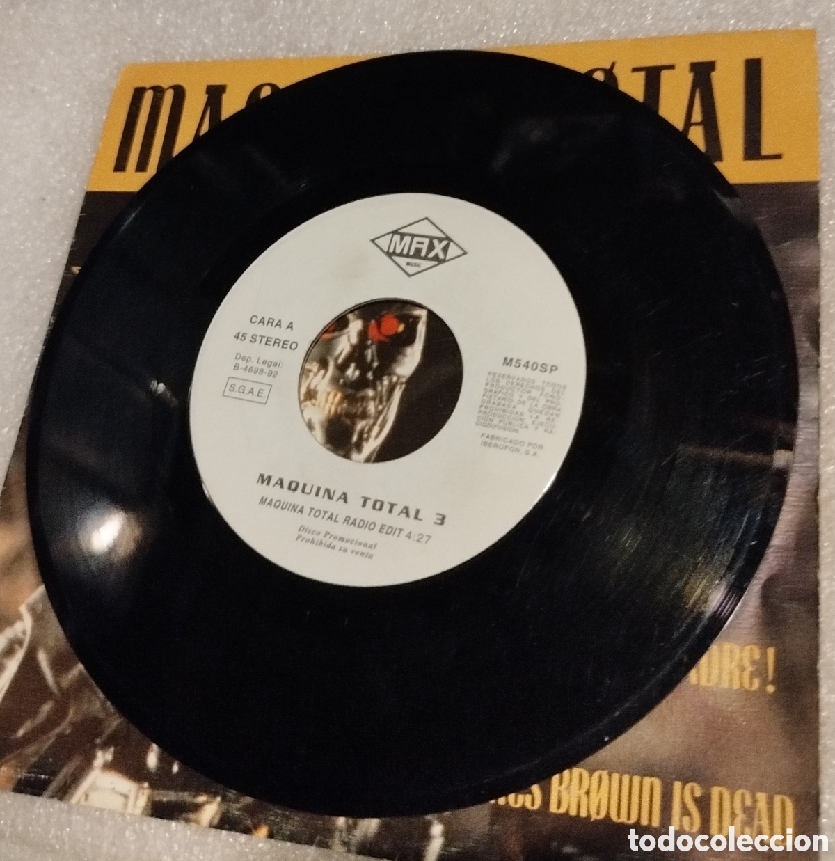 Discos de vinilo: Maquina Total 3. Single - Foto 3