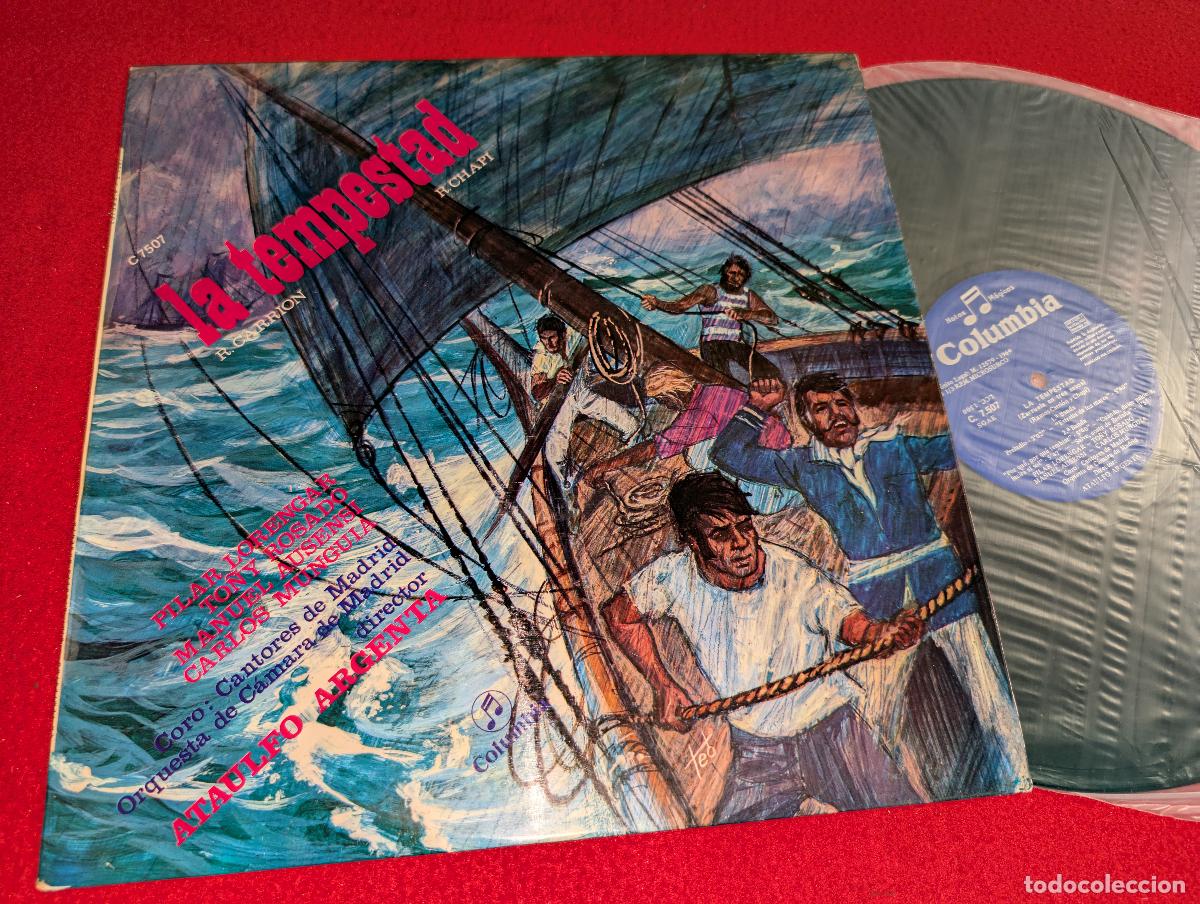 Discos de vinil: MADRID + CANTORES dir Argenta LA TEMPESTAD Lorengar+Rosado+Ausensi+Munguia LP 1969 Columbia SPAIN