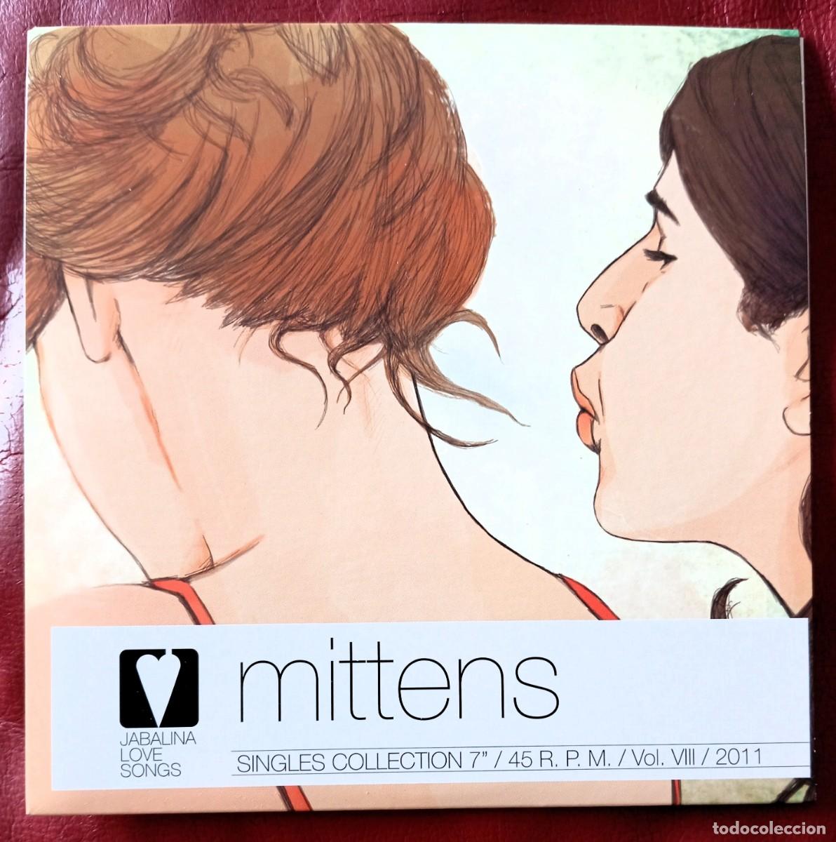Discos de vinilo: MITTENS - THE DANISH BORDER 7&rdquo; VINILO VERDE - Foto 1