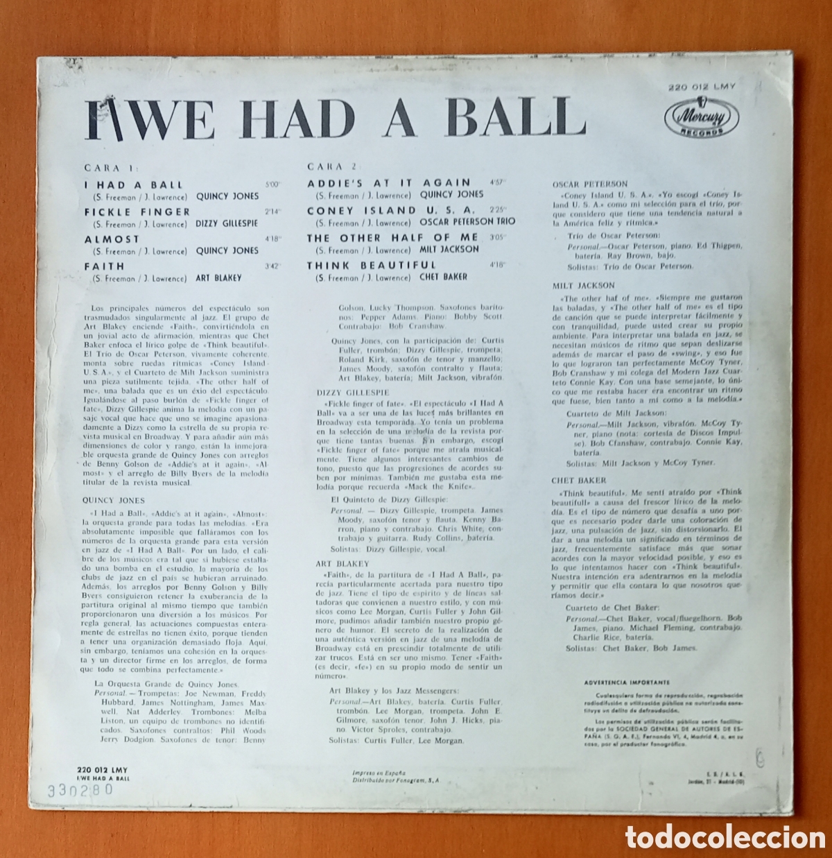 Discos de vinilo: Lps Jazz formato en vinilo - Foto 6