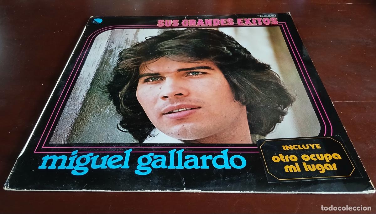 Discos de vinilo: MIGUEL GALLARDO - SUS GRANDES EXITOS - LP - 1976 - Foto 1