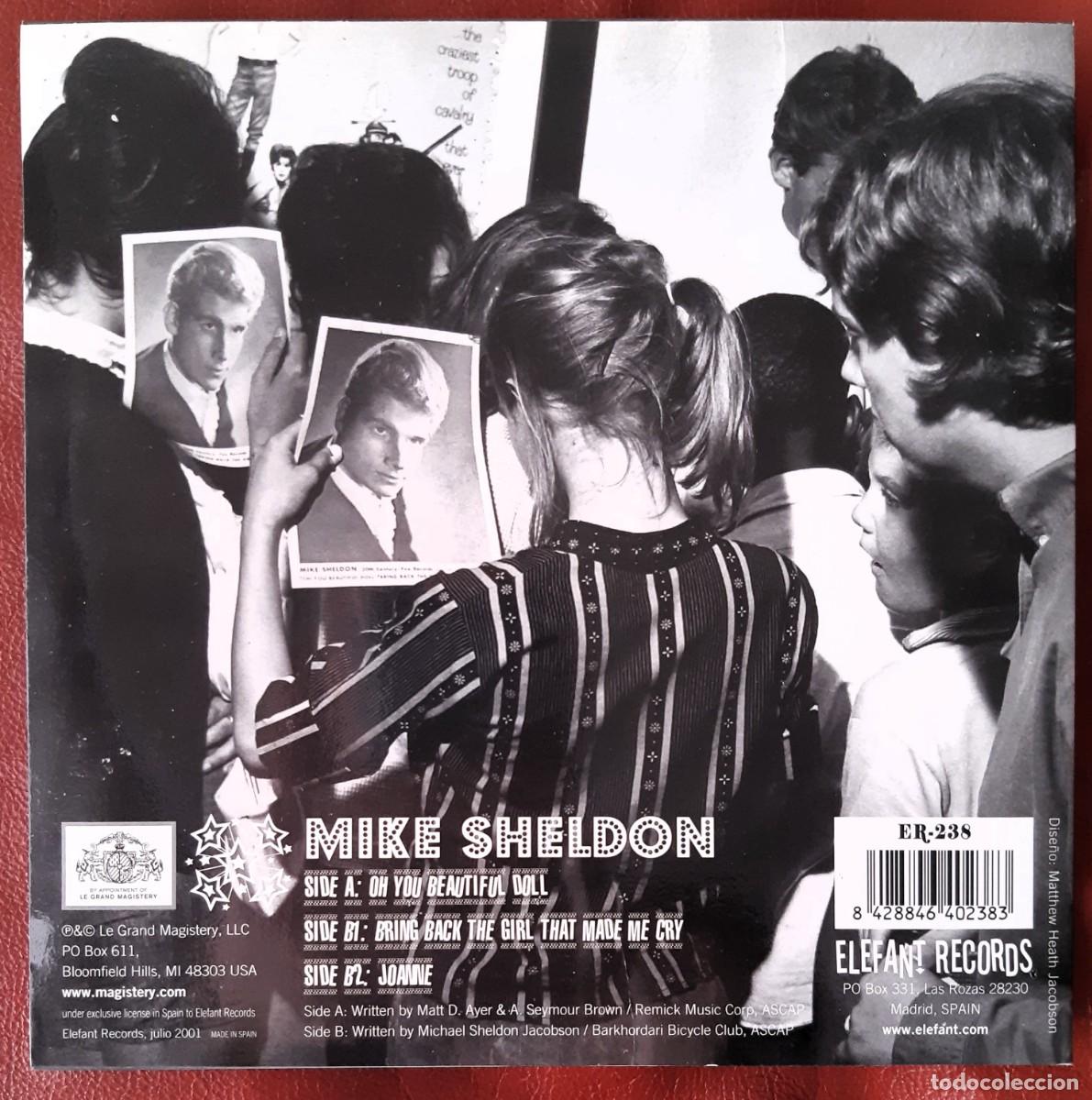 Discos de vinilo: MIKE SHELDON - OH YOU BEAUTIFUL DOLL 7&rdquo; - Foto 2