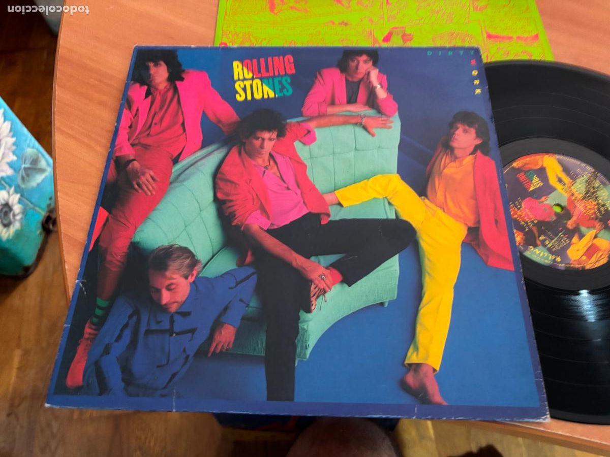 Discos de vinilo: THE ROLLING STONES (DIRTY WORK) LP ESPA&Ntilde;A (B-53) - Foto 2
