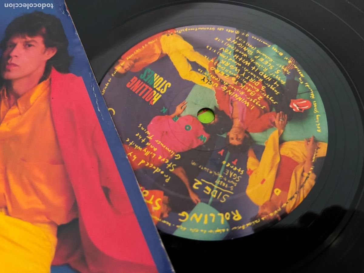 Discos de vinilo: THE ROLLING STONES (DIRTY WORK) LP ESPA&Ntilde;A (B-53) - Foto 3
