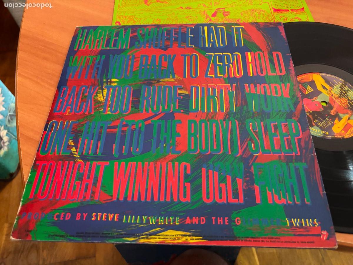 Discos de vinilo: THE ROLLING STONES (DIRTY WORK) LP ESPA&Ntilde;A (B-53) - Foto 4