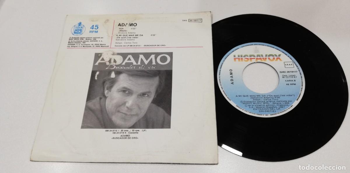 Discos de vinilo: SCO92-Adamo - Ayer (7&rdquo;, Single) - Foto 2
