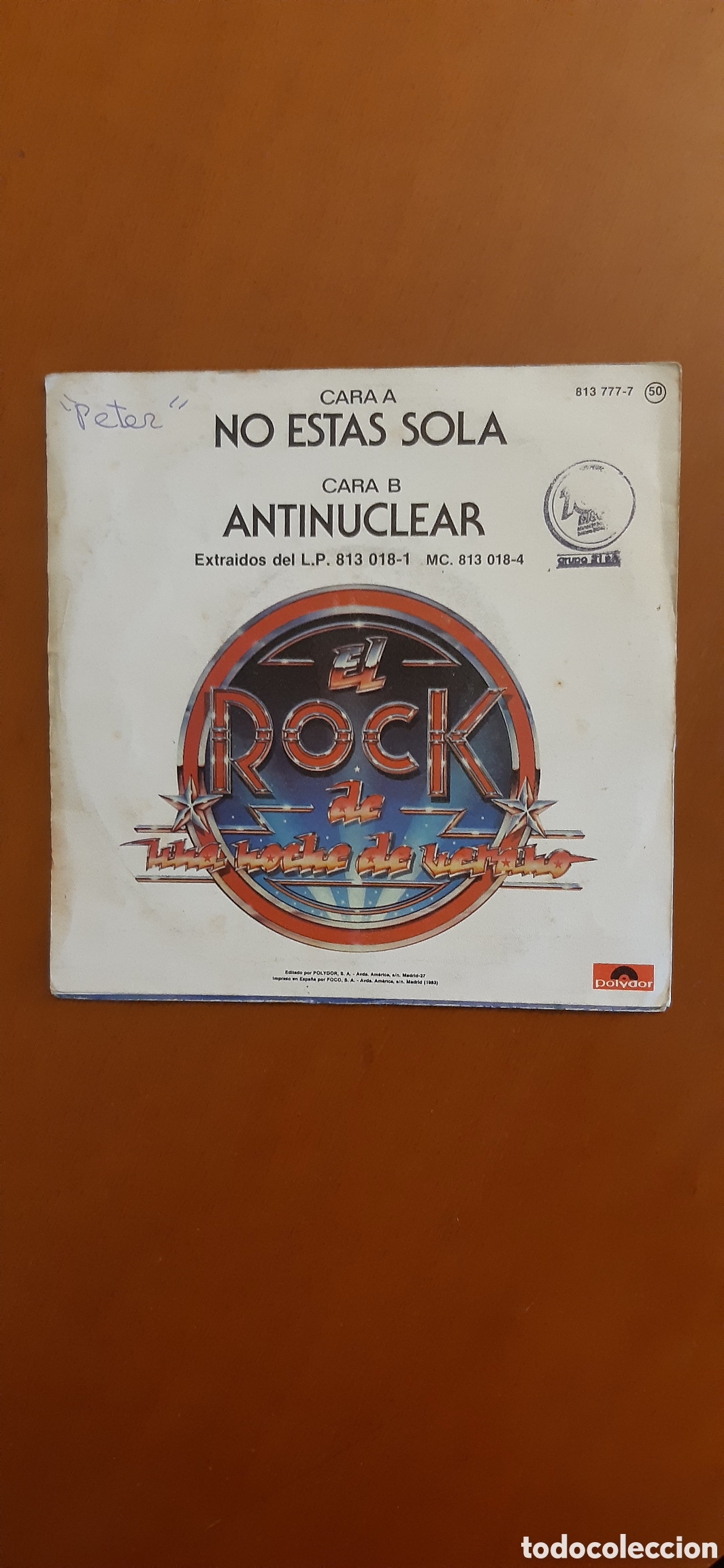 Discos de vinilo: Miguel Rios, no estas sola - Foto 2