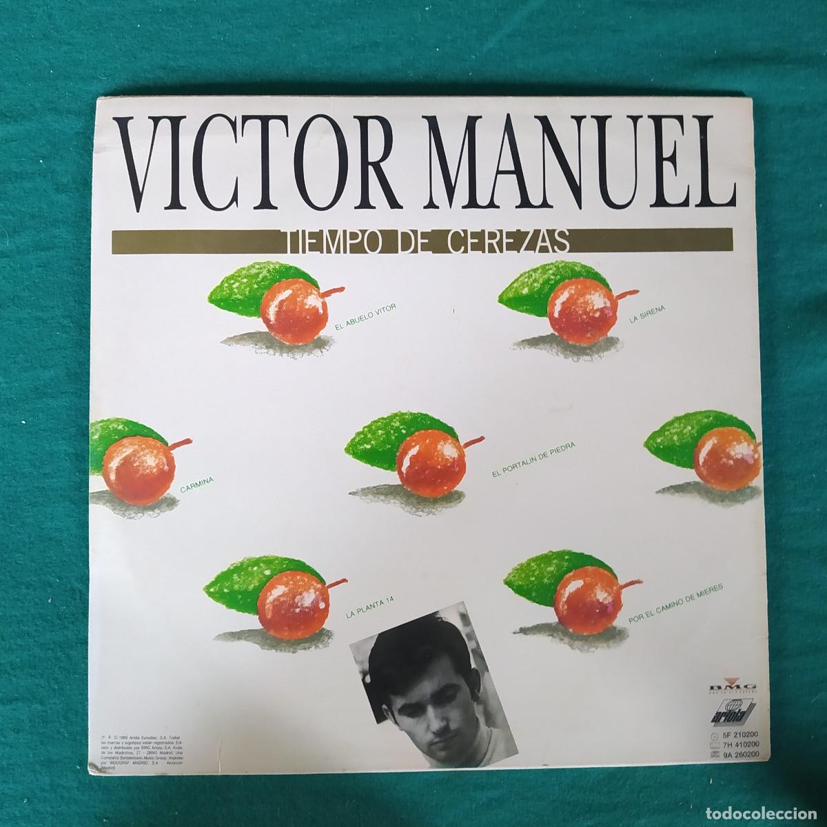 Discos de vinilo: V&iacute;ctor Manuel &ndash; Tiempo De Cerezas - Foto 2