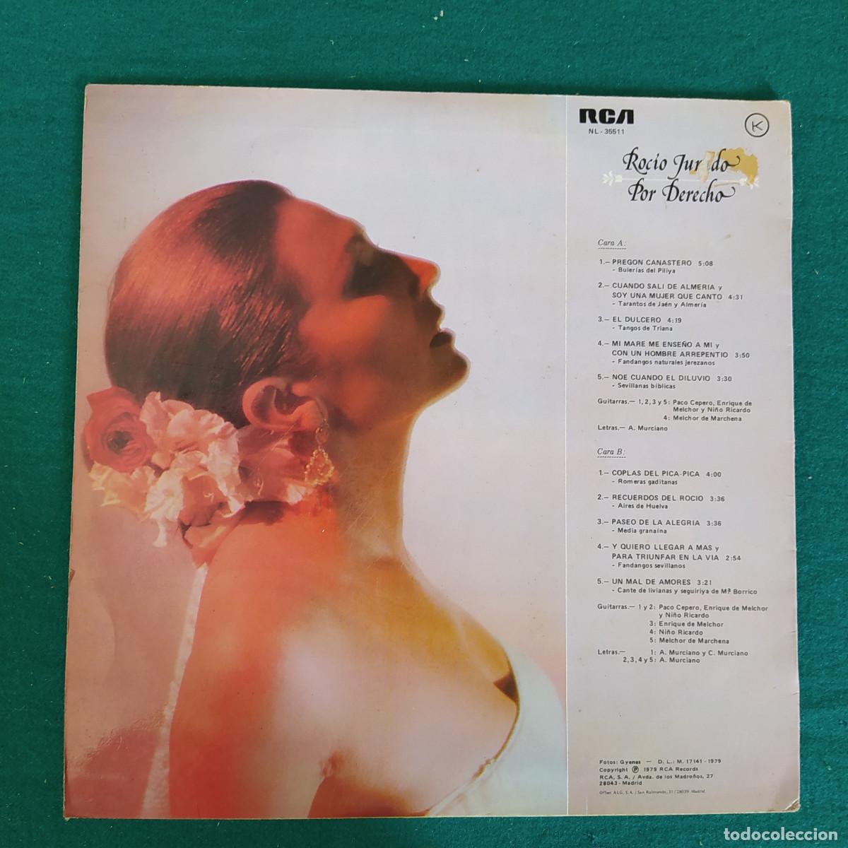 Discos de vinilo: rocio jurado por derecho - Foto 2