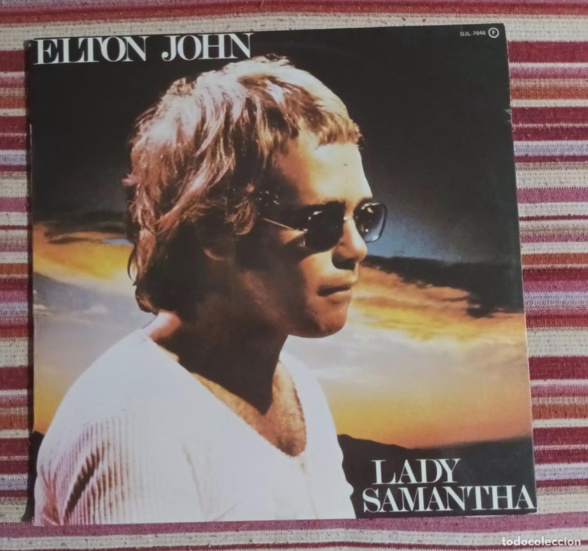Discos de vinilo: ELTON JOHN - LADY SAMANTHA - LP - Foto 1