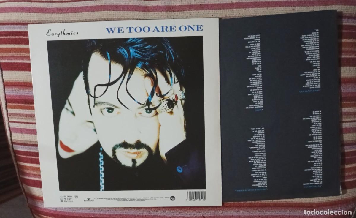 Discos de vinilo: EURYTHMICS - WE TOO ARE ONE - LP - Foto 3