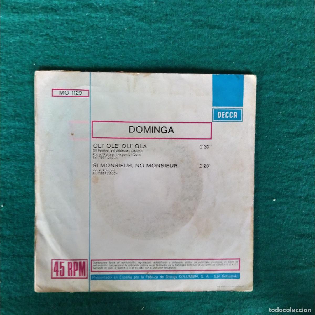 Discos de vinilo: Dominga &ndash; Ol&igrave; Ol&egrave; Ol&igrave; Ol&agrave; - Foto 2