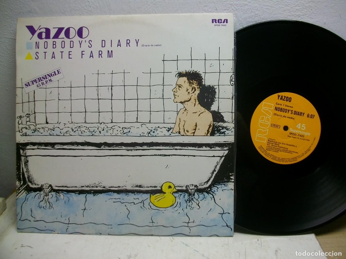 Discos de vinilo: Yazoo -Nobodys diary/State farm (1983) Maxi Single 12&rdquo; - Foto 1