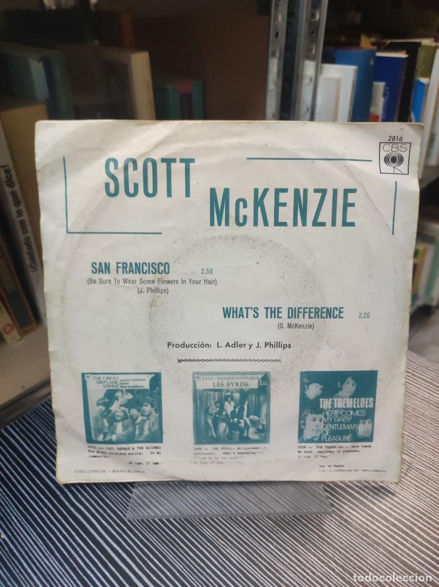 Discos de vinilo: Scott McKenzie &ndash; San Francisco / Whats The Difference - Foto 2