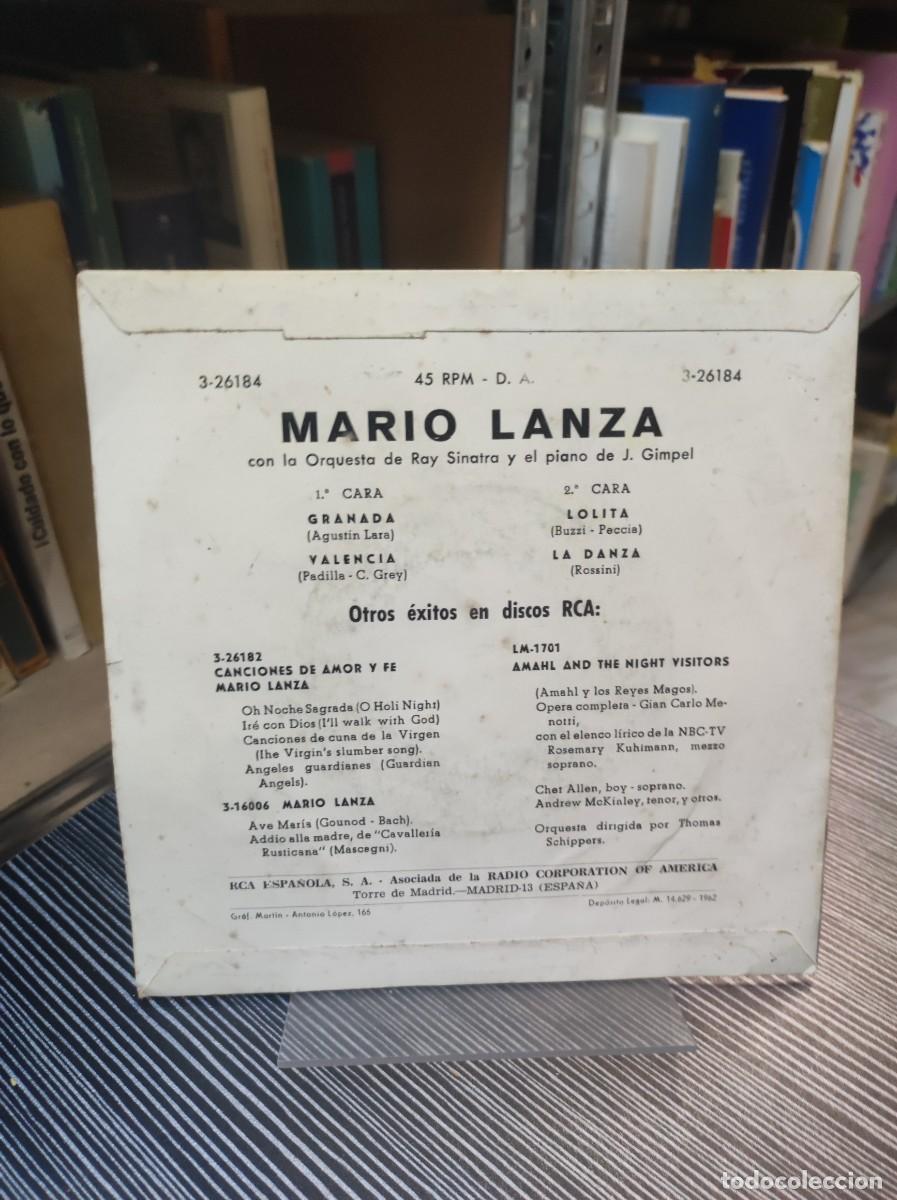 Discos de vinilo: Mario Lanza &ndash; Granada - Foto 2