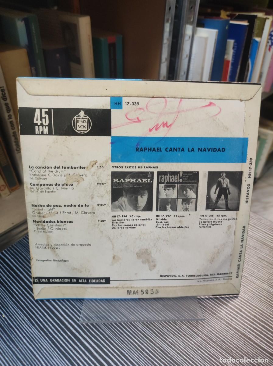 Discos de vinilo: Raphael &ndash; Raphael Canta La Navidad - Foto 2