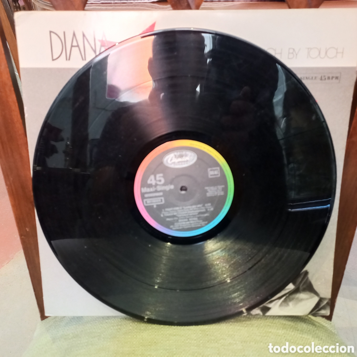 Discos de vinilo: DIANA ROSS. TOUCH BY TOUCH. MAXI SINGLE 1984 - Foto 6