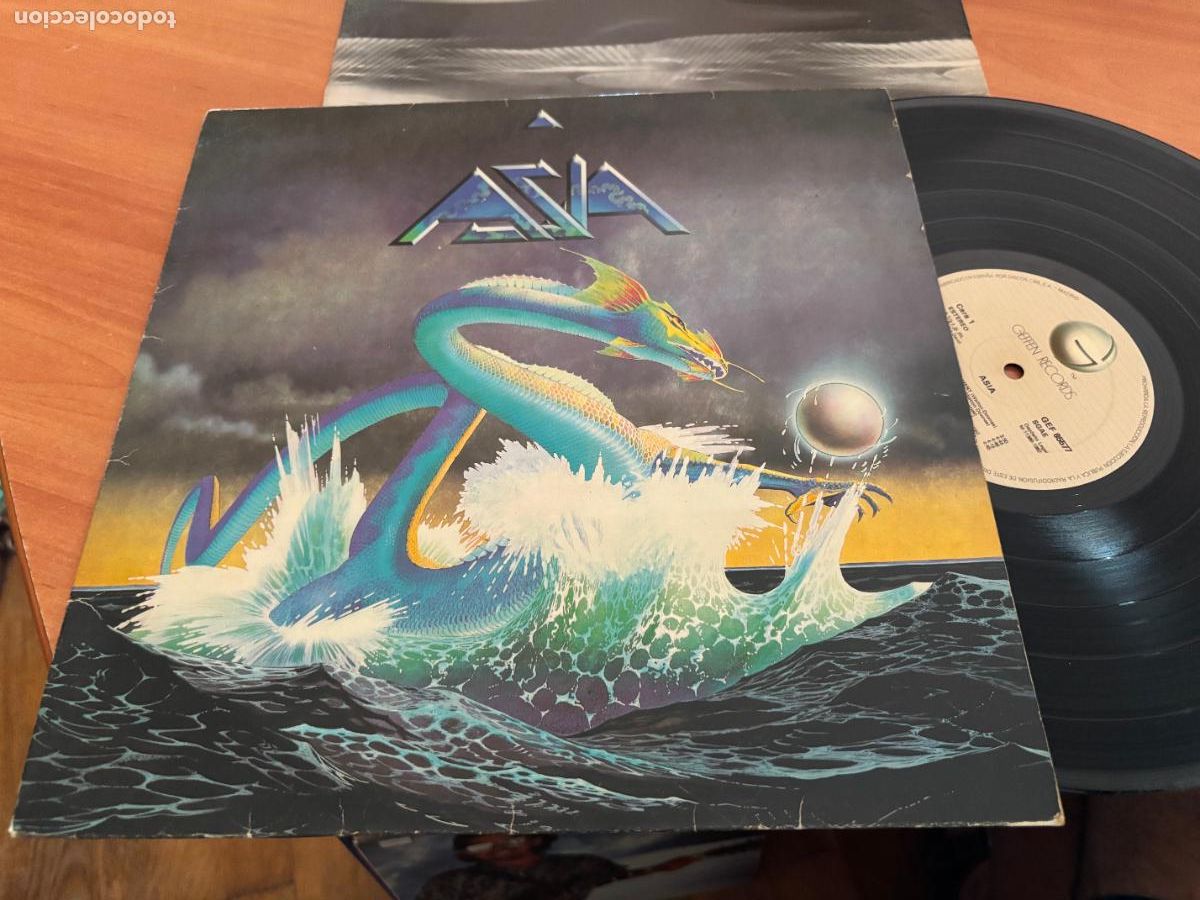 Discos de vinilo: ASIA () LP ESPA&Ntilde;A 1982 (B-53) - Foto 2