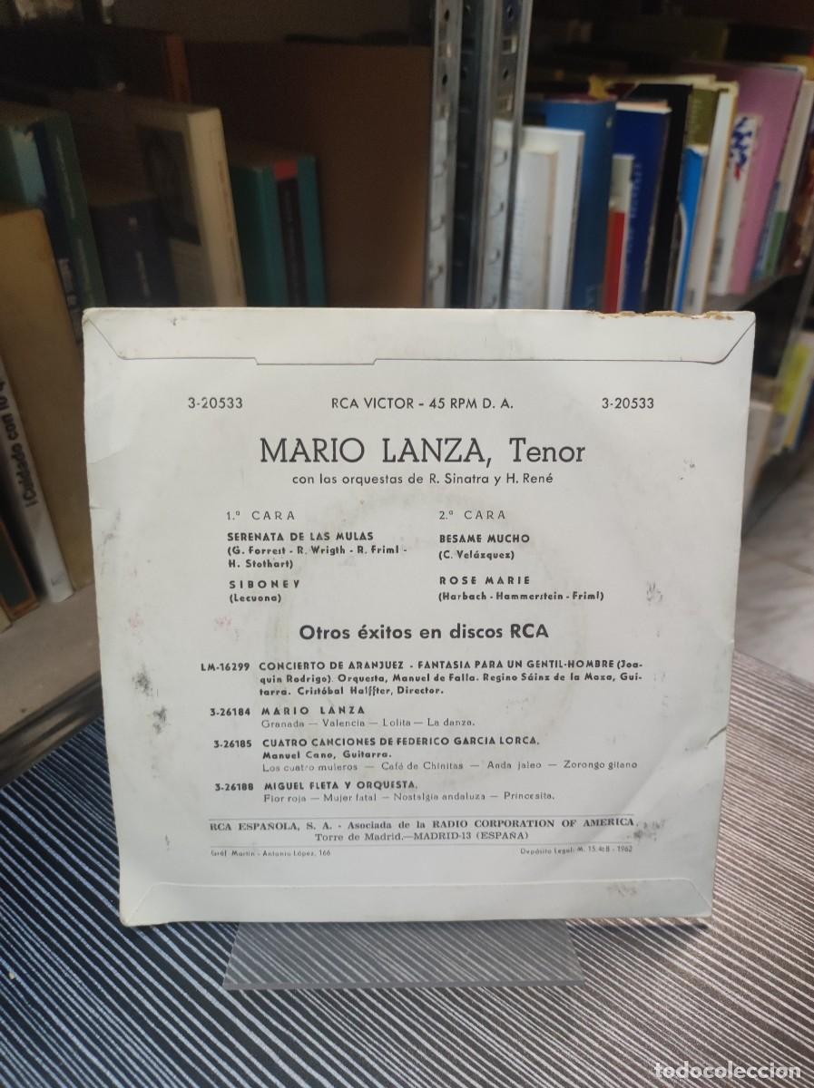 Discos de vinilo: Mario Lanza &ndash; Recuerdos De Mario Lanza - Foto 2