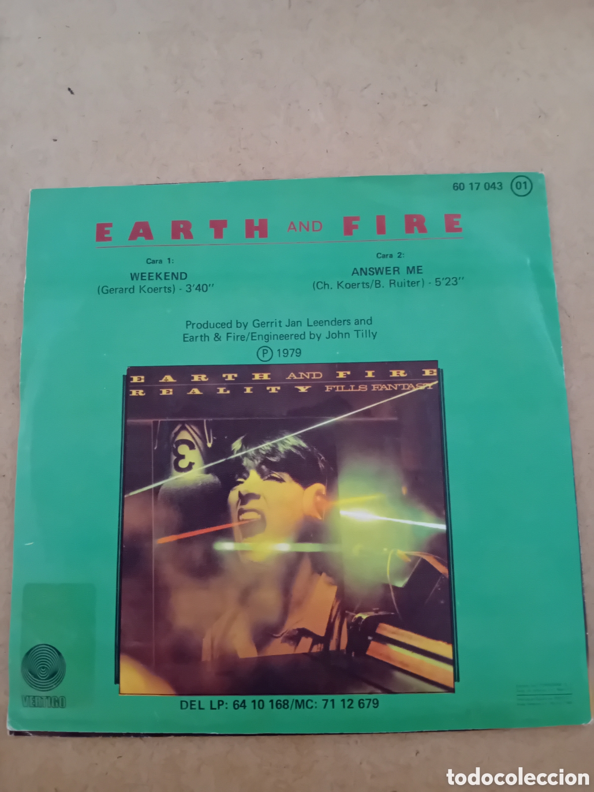 Discos de vinilo: EARTH AND FIRE. WEEKEND - Foto 2