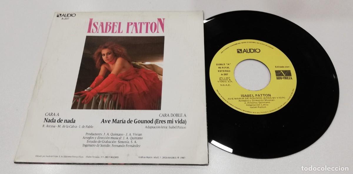 Discos de vinilo: SCO92-Isabel Patton - Nada De Nada (7&rdquo;, Single) - Foto 2