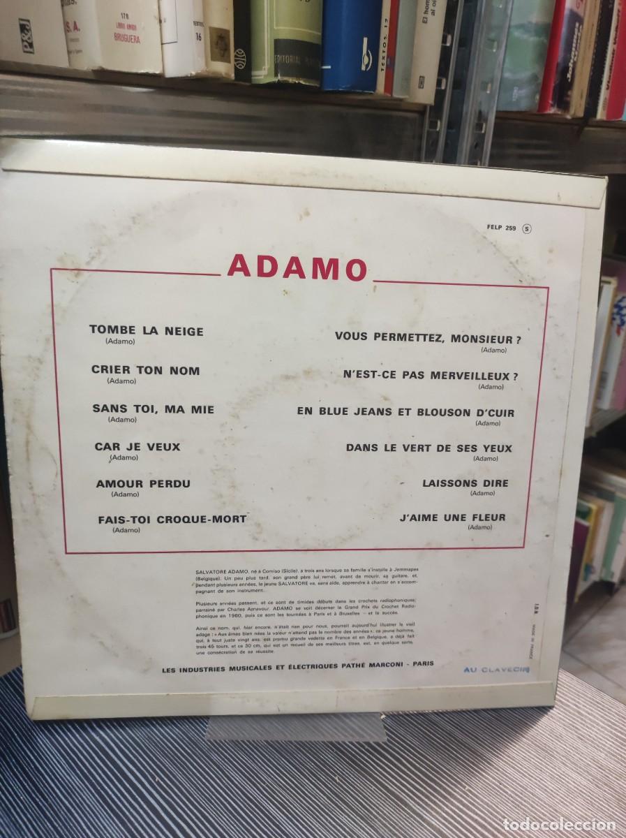 Discos de vinilo: Adamo &ndash; Adamo Chanson, Schlager - Foto 2