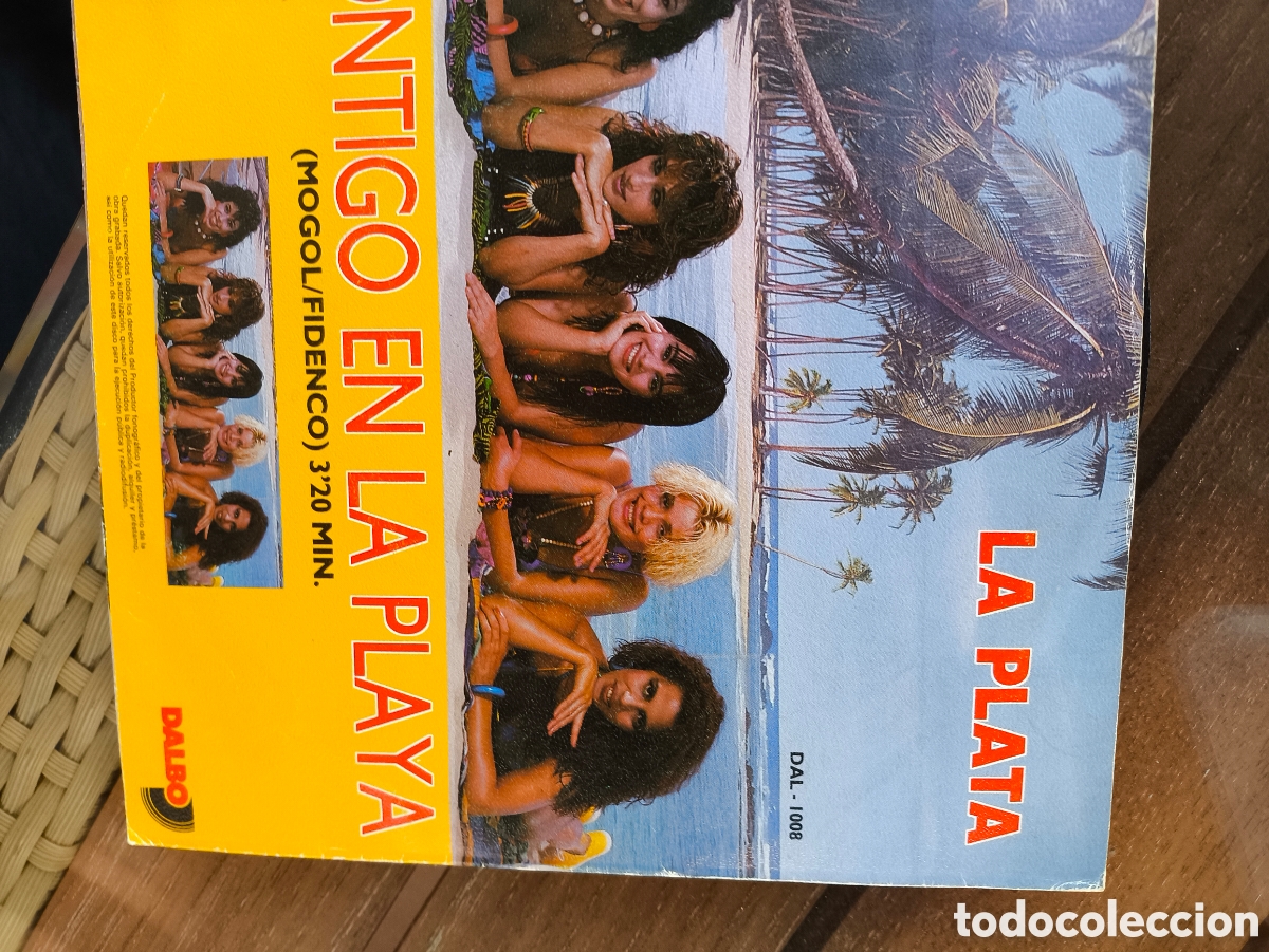Discos de vinilo: La plata contigo en la playa.K.n.80 - Foto 1