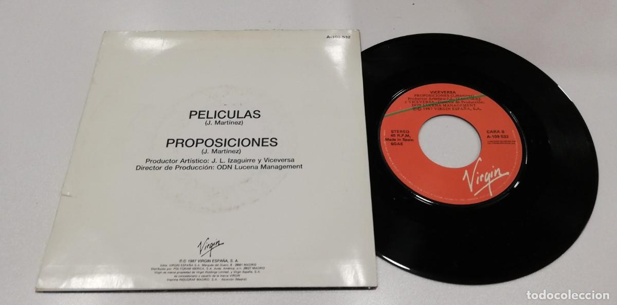 Discos de vinilo: SCO93-Viceversa - Peliculas (7&rdquo;) - Foto 2