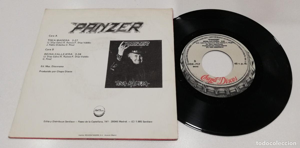 Discos de vinilo: SCO93-Panzer - Toca Madera (7&rdquo;, Single) - Foto 2