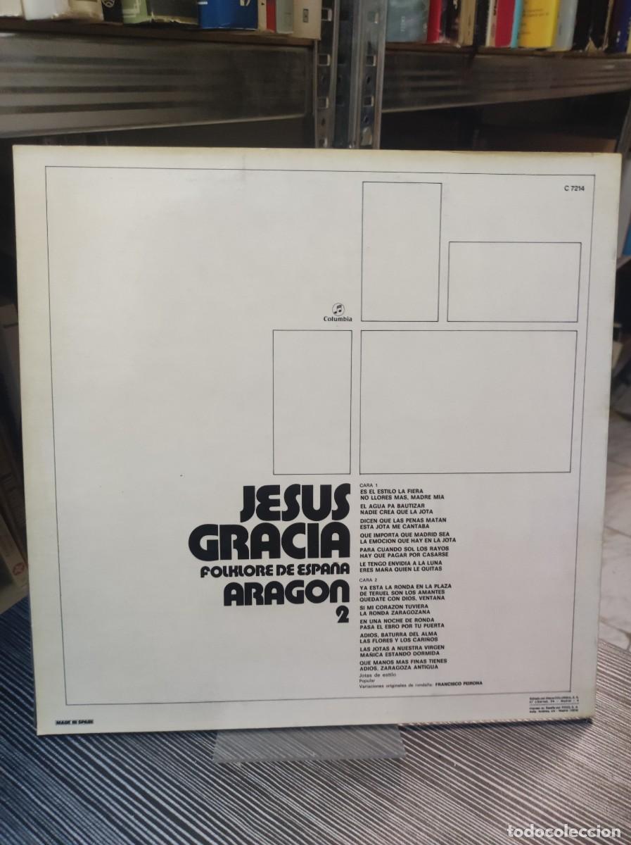 Discos de vinilo: Jesus Gracia &ndash; Folklore De Espa&ntilde;a - Aragon 2 - Foto 2