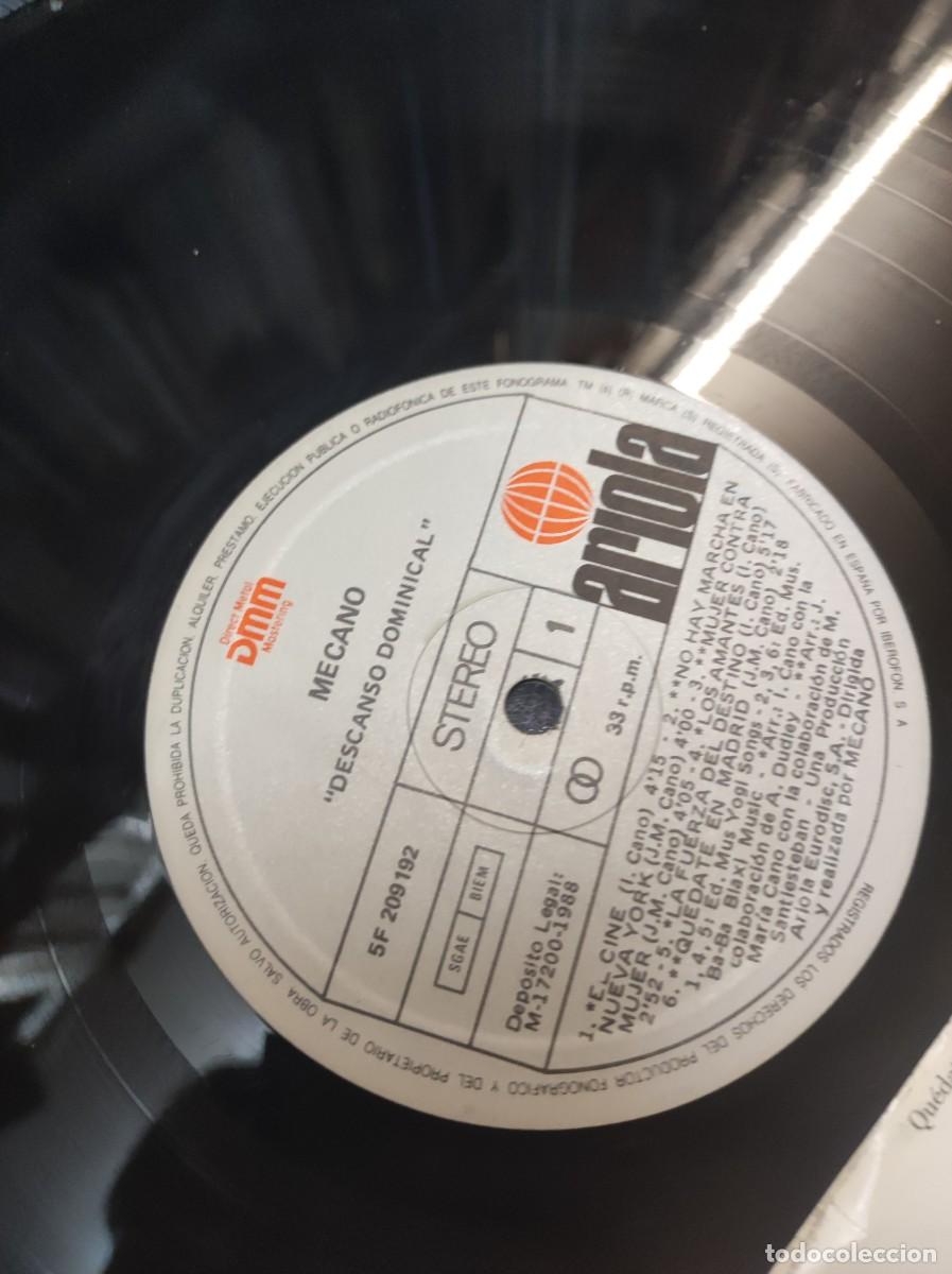 Discos de vinilo: Mecano &ndash; Descanso Dominical - Foto 4