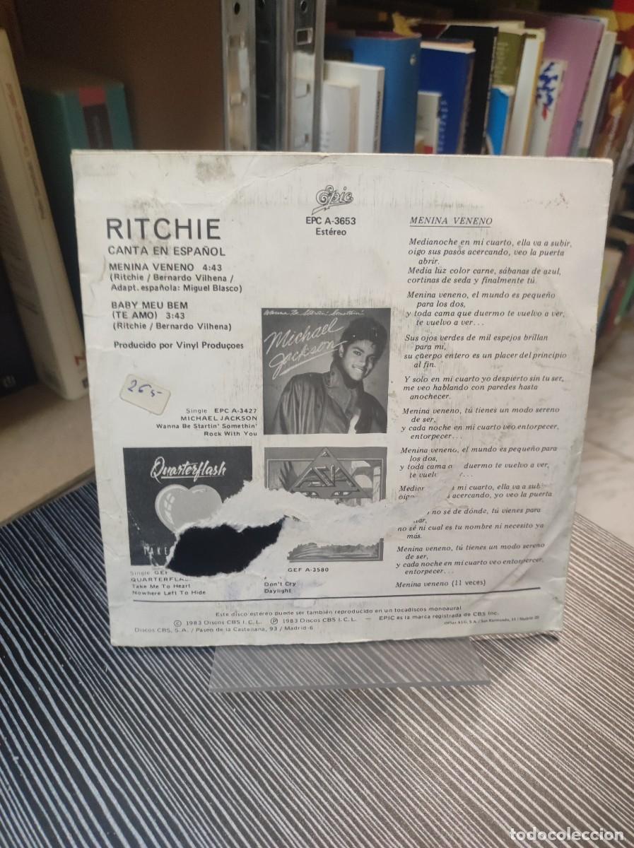Discos de vinilo: Ritchie &ndash; Menina Veneno - Foto 2