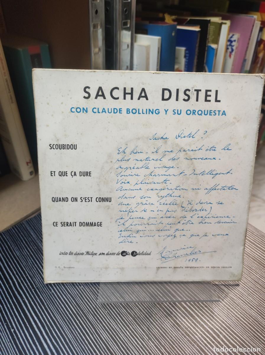 Discos de vinilo: Sacha Distel Con Claude Bolling Y Su Orquesta - Foto 2