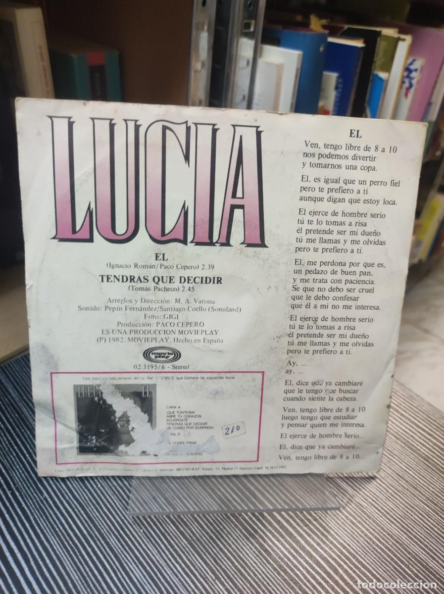 Discos de vinilo: Luc&iacute;a &ndash; &Eacute;l G&eacute;nero: Latin - Foto 2