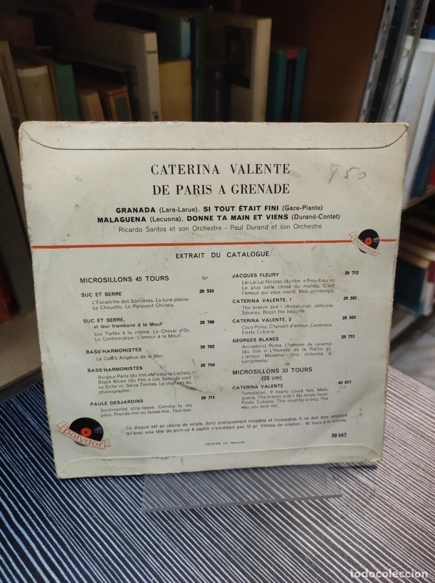 Discos de vinilo: Caterina Valente &ndash; De Paris &Agrave; Grenade - Foto 2