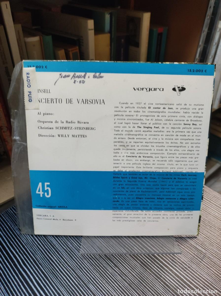 Discos de vinilo: Richard Addinsell &ndash; Concierto De Varsovia - Foto 2