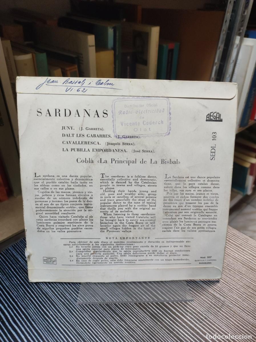Discos de vinilo: Cobla La Principal De La Bisbal &ndash; Sardanas - Foto 2