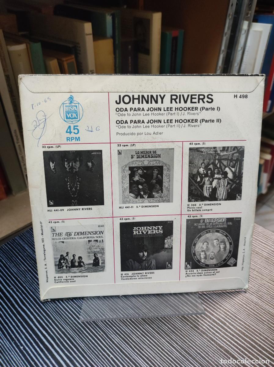 Discos de vinilo: Johnny Rivers &ndash; Oda Para John Lee Hooker - Foto 2