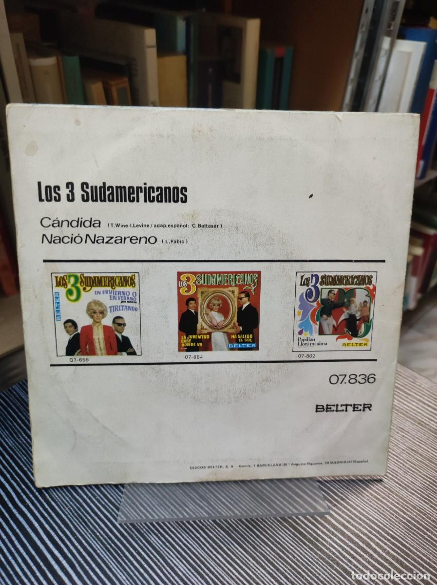 Discos de vinilo: Los 3 Sudamericanos &ndash; C&aacute;ndida - Foto 2