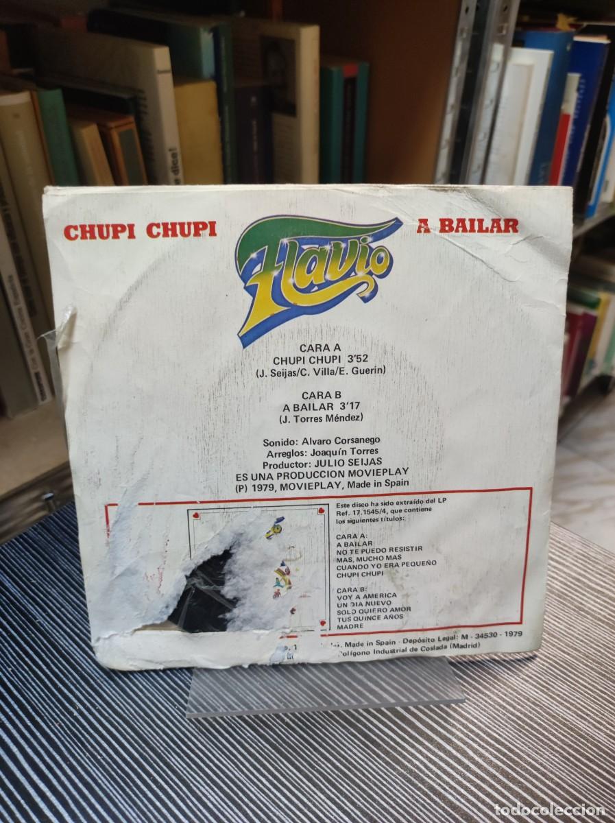 Discos de vinilo: Flavio &ndash; Chupi Chupi / A Bailar - Foto 2