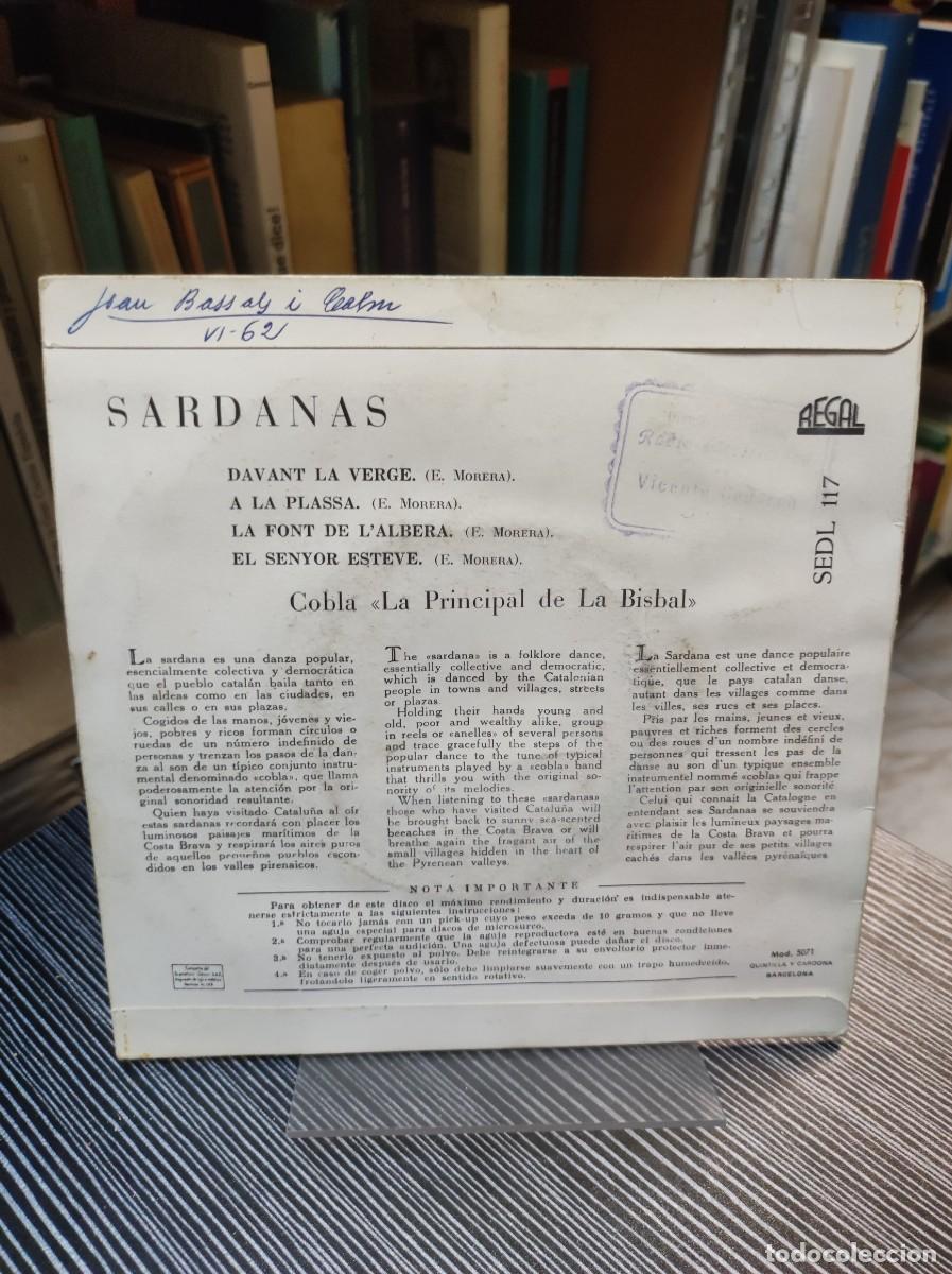 Discos de vinilo: Cobla &rdquo;La Principal De La Bisbal&rdquo; &ndash; Sardanas - Foto 2