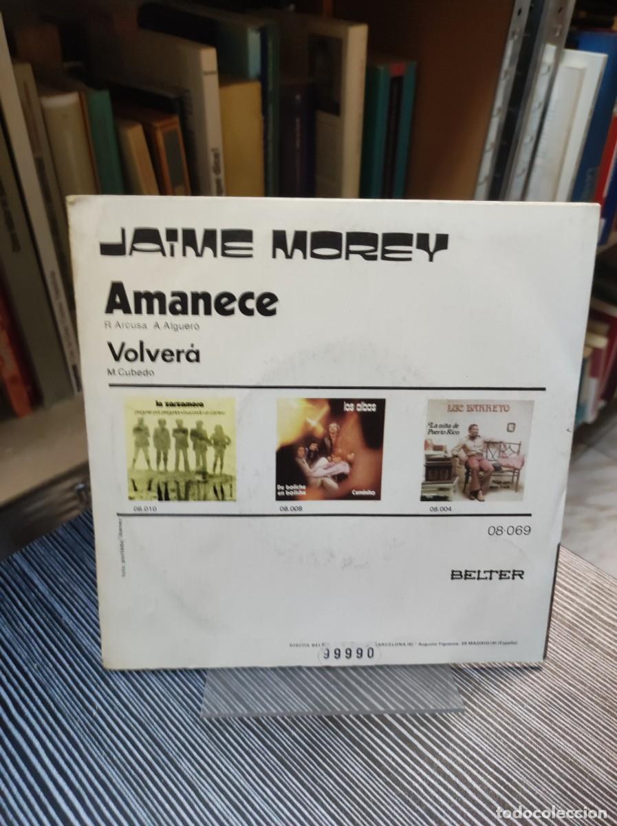 Discos de vinilo: Jaime Morey &ndash; Amanece - Foto 2