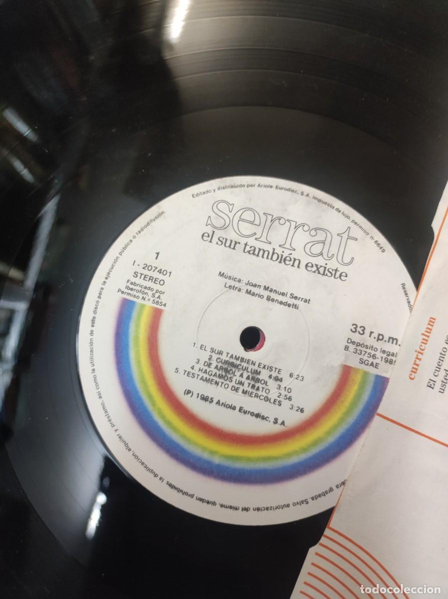 Discos de vinilo: Serrat &ndash; El Sur Tambi&eacute;n Existe - Foto 3