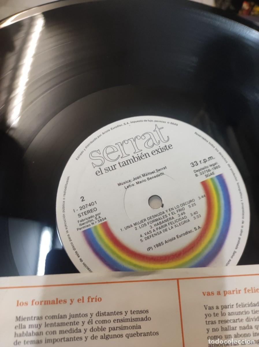 Discos de vinilo: Serrat &ndash; El Sur Tambi&eacute;n Existe - Foto 4