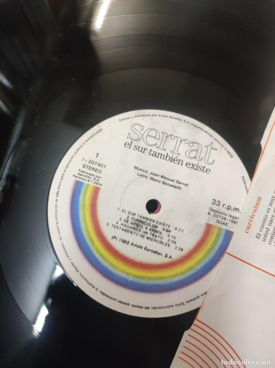 Discos de vinilo: Serrat &ndash; El Sur Tambi&eacute;n Existe - Foto 5