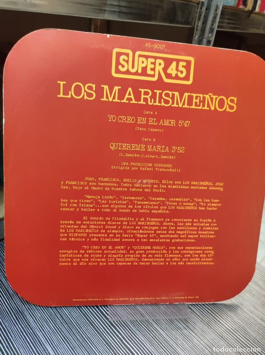 Discos de vinilo: Los Marisme&ntilde;os &ndash; Yo Creo En El Amor - Foto 2