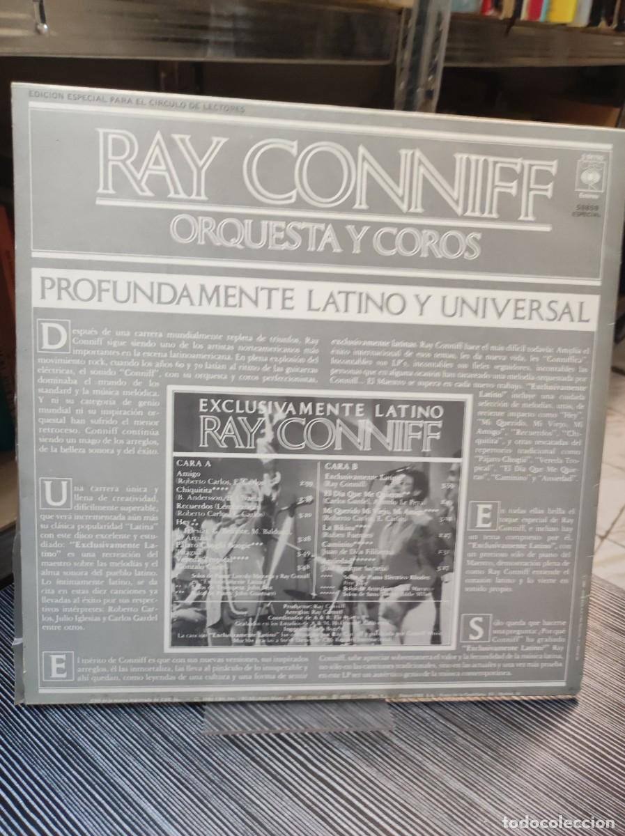 Discos de vinilo: Ray Conniff Orquesta Y Coros &ndash; Exclusivamente Latino - Foto 2