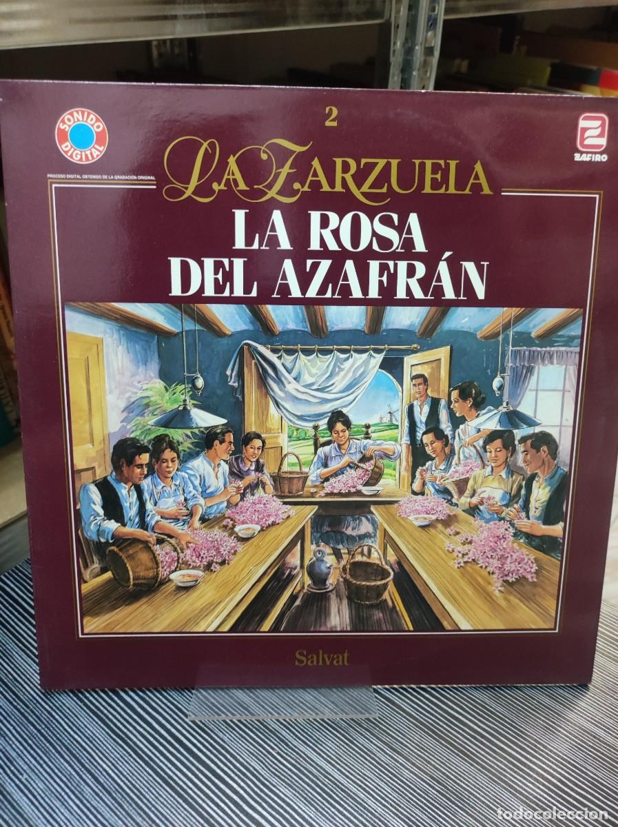 Discos de vinilo: LA ROSA DEL AZAFRAN LA ZARZUELA - Foto 1